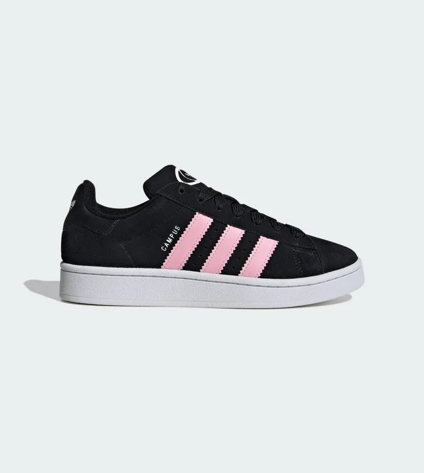 adidas Campus 00s in True Pink: zwart als basis, roze als accent