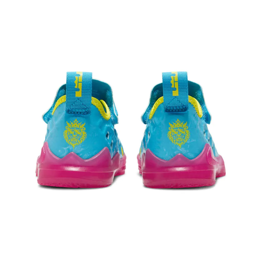 Nike LeBron 17 Dunked South Beach (TD) Blue Fury/Fire Pink-Opti Yellow (CJ2526-400)