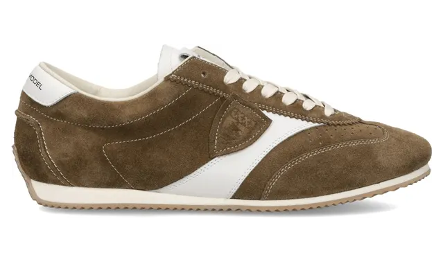 Philippe Model Planche Lateral-logo Suede “Green/White” (PNLU D005)