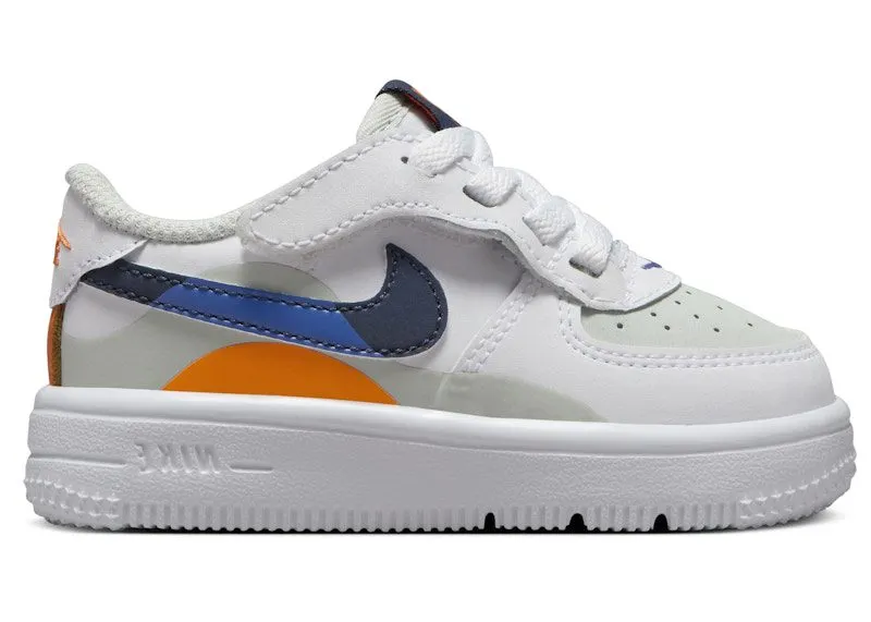 Nike Force 1 Low LV8 2 EasyOn Light Silver White Astronomy Blue Midnight Navy (FN0408-002)