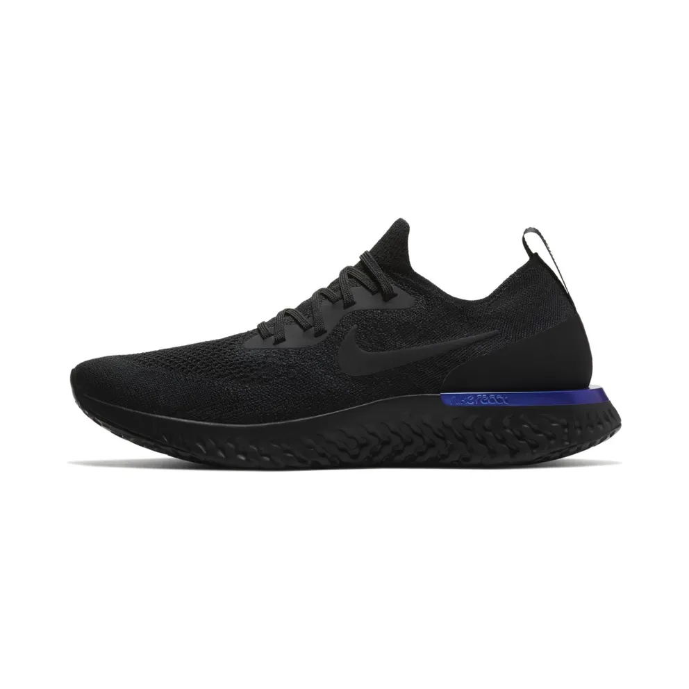 Nike Epic React Flyknit Black Racer Blue Black/Black-Racer Blue (AQ0067-004)