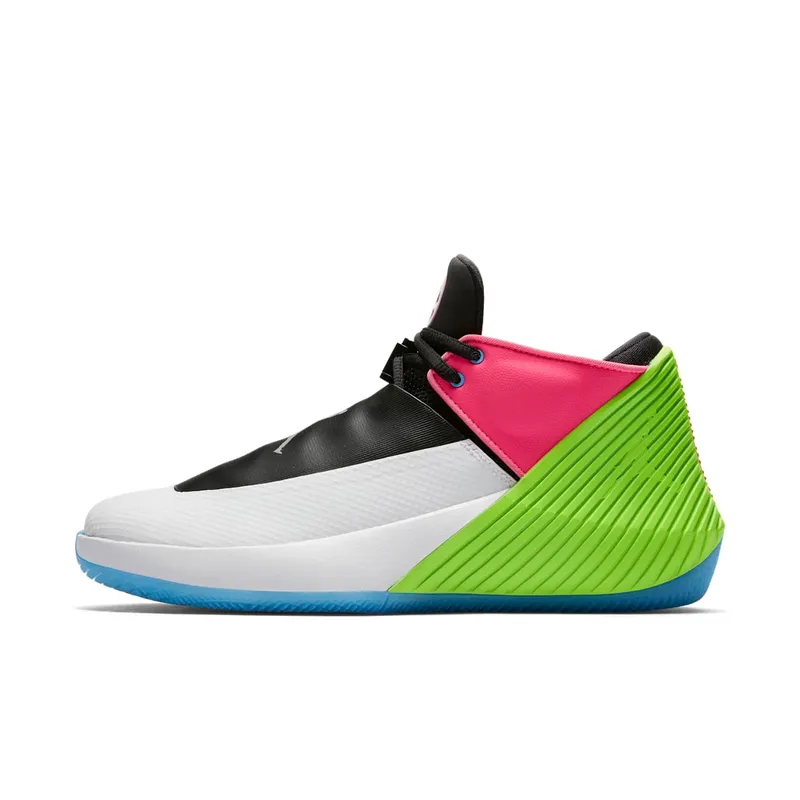 Jordan Why Not Zer0.1 Low Quai54 (2018) White/Metallic Silver-Black (AT9190-100)