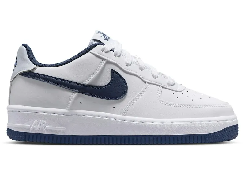 Nike Air Force 1 Low White Football Grey Midnight Navy (CT3839-111)