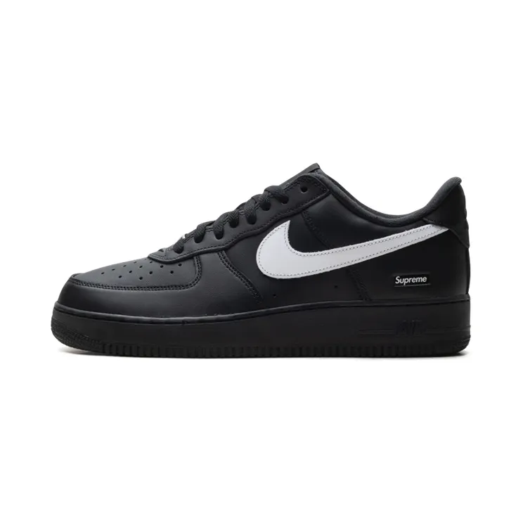 Nike Air Force 1 Low “Supreme – Mini Box Logo Black / White” (CU9225-002)