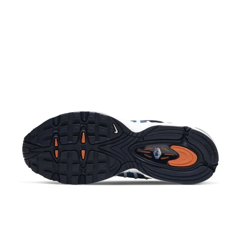 Nike Air Max Tailwind 4 White Magma Orange Obsidian (W) White/Magma Orange-Obsidian-Saffron Quartz (CK2600-100)