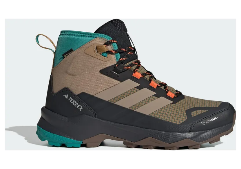 Adidas Terrex Skychaser AX5 Mid GORE-TEX CLIMAWARM+ Hiking Shoes Cardboard / Blanch Cargo / Pure Teal (JH7805)
