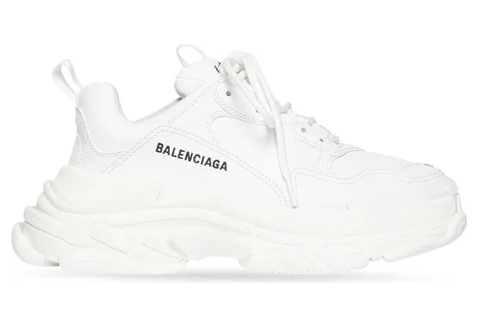 Balenciaga Triple S Synthetic Leather Triple White (W) (524039W2FA59000)