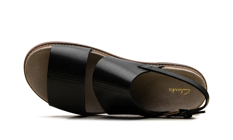 Clarks Corsio Slide “Black Canvas” (26152043)