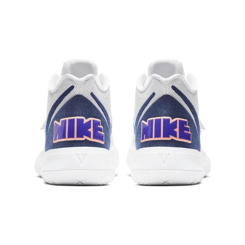 Nike Kyrie 5 White Denim White/Deep Royal Blue-Glacier Blue (AO2918-101)
