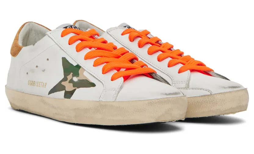Golden Goose White Super-Star Classic Low-Top Sneakers (GMF00270.F002550.10904) (4)