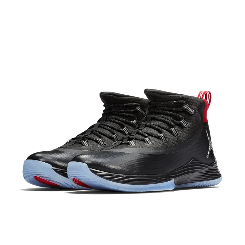 Jordan Ultra Fly 2 Black/Metallic Silver-Gym Red Black/Metallic Silver-Gym Red (897998-003)