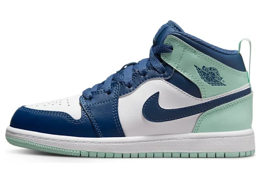 Air Jordan 1 Mid Mystic Navy Mint Foam (PS) (640734-413)