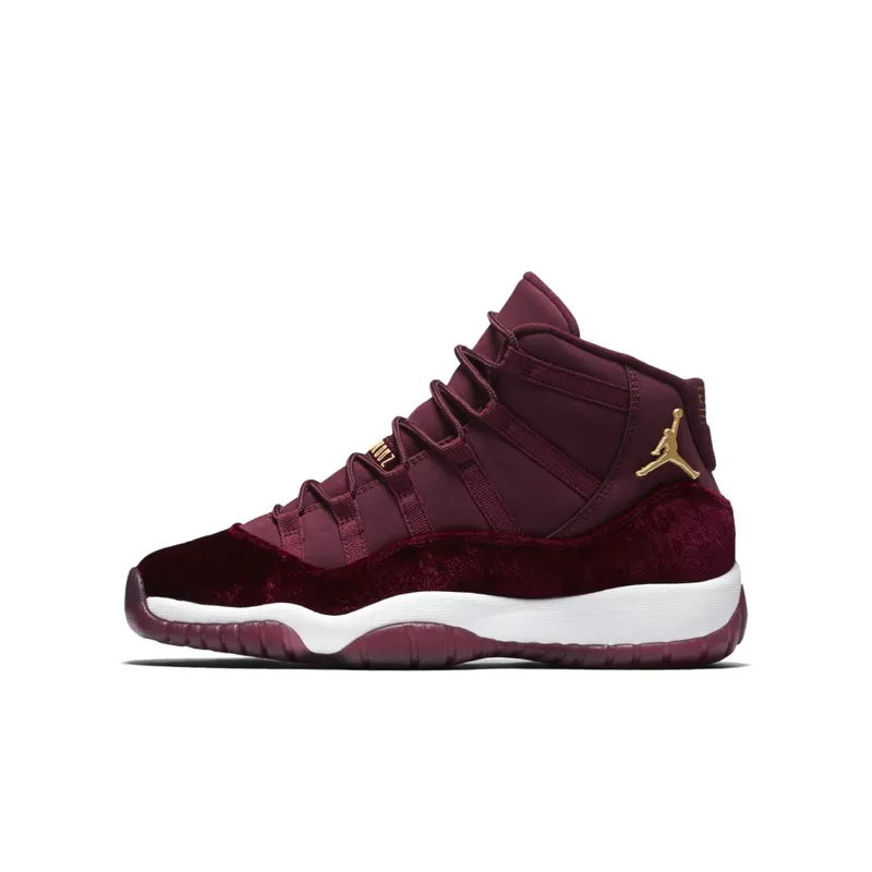 Air Jordan Nike AJ XI 11 Retro Heiress Night Maroon (GS) (852625-650)