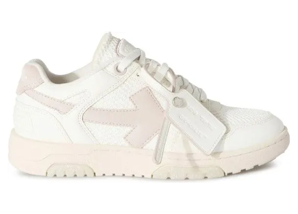 OFF-WHITE Out Of Office OOO Low Tops White Lilac Purple (OWIA276S24LEA0010136)