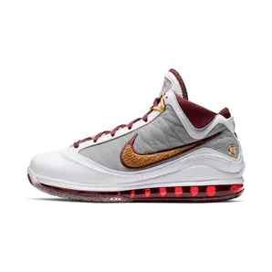 Nike LeBron 7 QS MVP “White / Team Red / Wolf Grey / Bronze” (CZ8915-100)