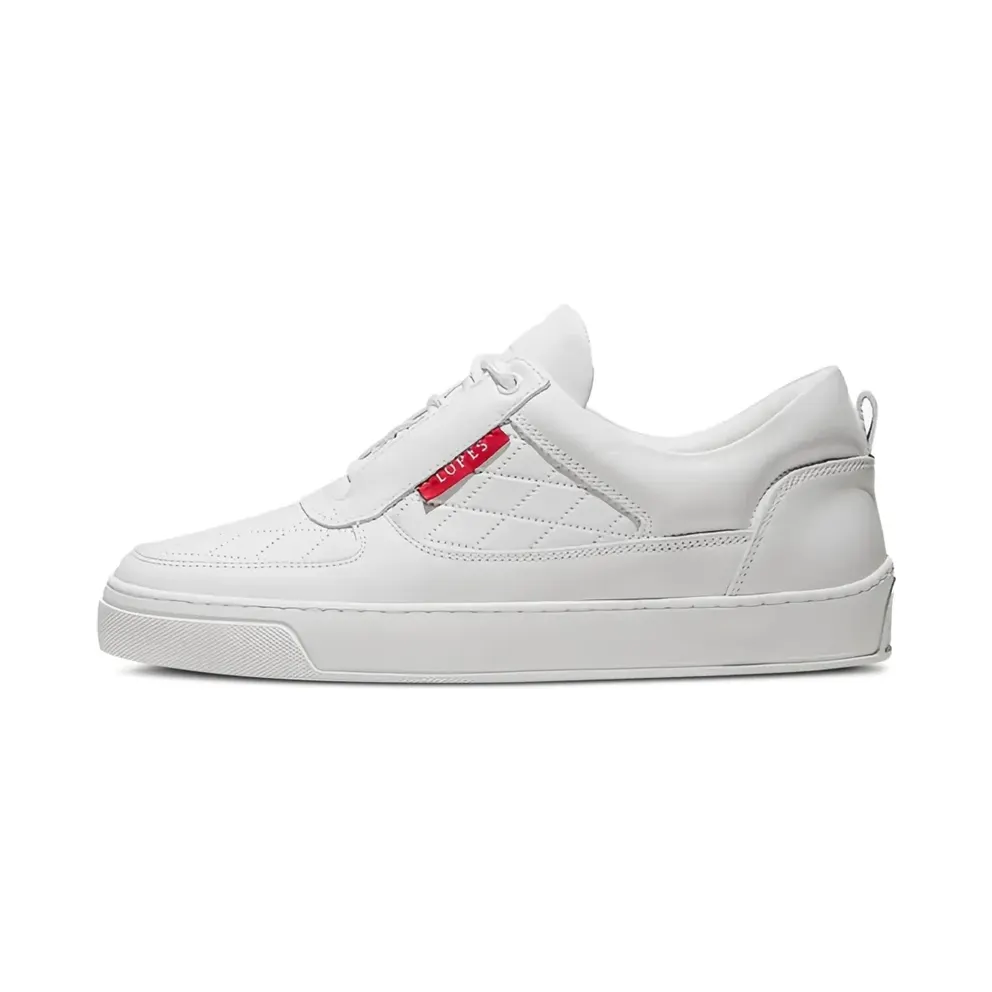 Leandro Lopes mit Schnürung – White (LL039P33)