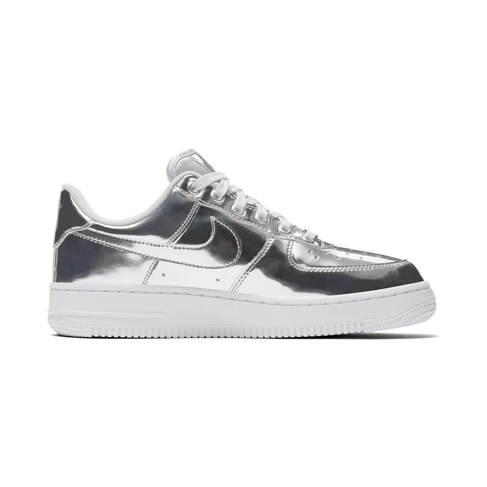 Nike Air Force 1 Low Metallic Chrome (W) Chrome/White-Metallic Silver (CQ6566-001)