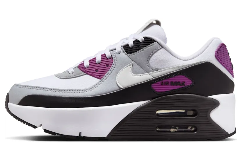 Nike Air Max 90 LV8 White Bold Berry Wolf Grey Photon Dust (FD4328-109)