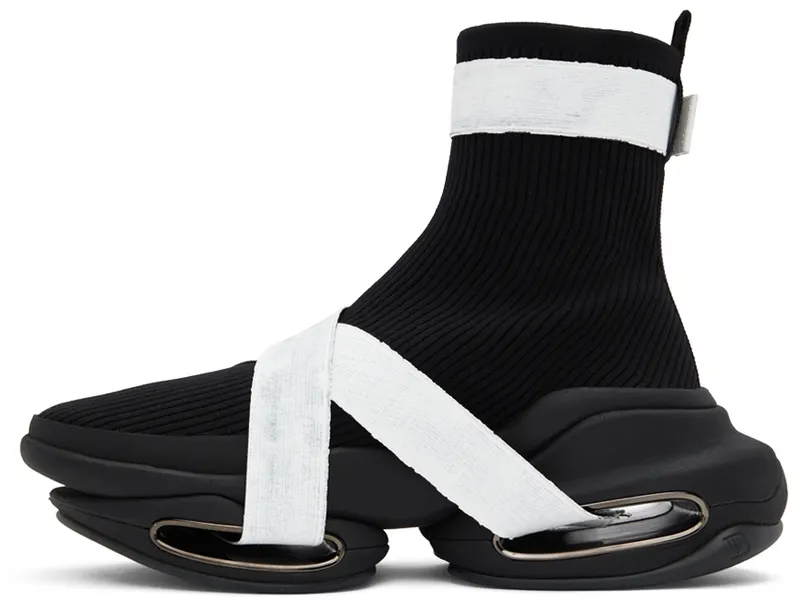 Balmain Black B-Bold Sneakers (XM0VH284TLKC)