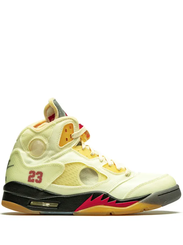 Jordan x Off-White Air Jordan 5 Retro SP Sail sneakers – White (DH8565)