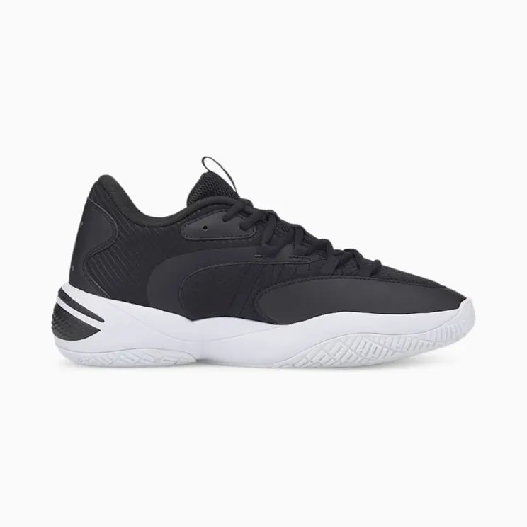 Puma Court Rider 2.0 basketbalschoenen Wit/Zwart (376646-09)