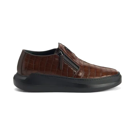 Giuseppe Zanotti Conley mit Reißverschluss “Brown” (IU10005024)