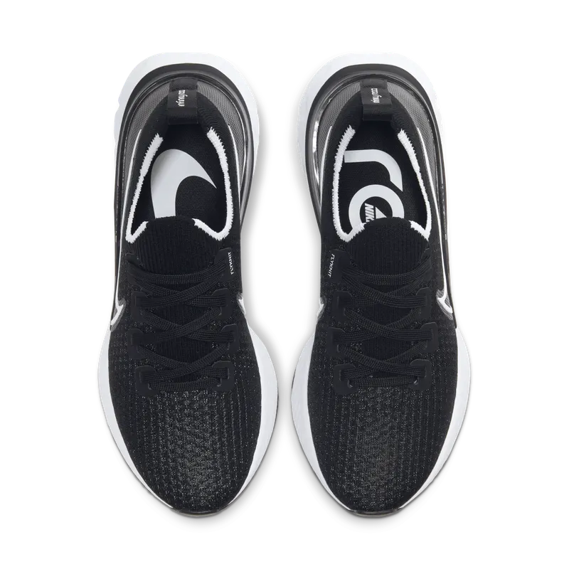 Nike React Infinity Run Black White (W) Black/White-Dark Grey (CD4372-002)