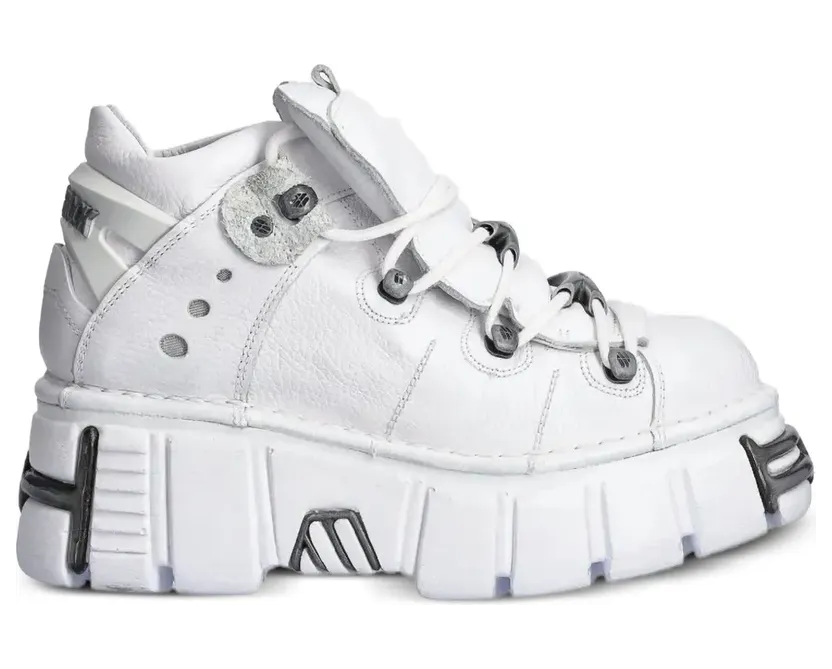 New Rock met plateauzool “White” (M106NS18)