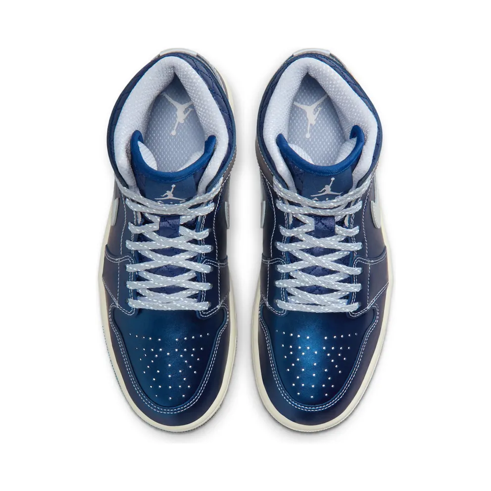 Air Jordan 1 Mid “Metallic Blue” (IM5128-001)