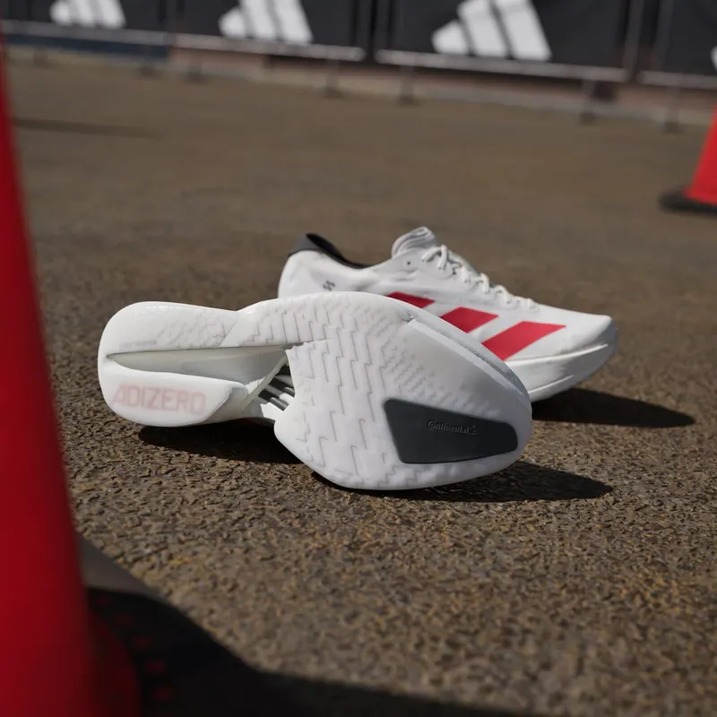 Adidas Adizero Adios Pro 4 Off White / Better Scarlet / Core Black (JR6363)