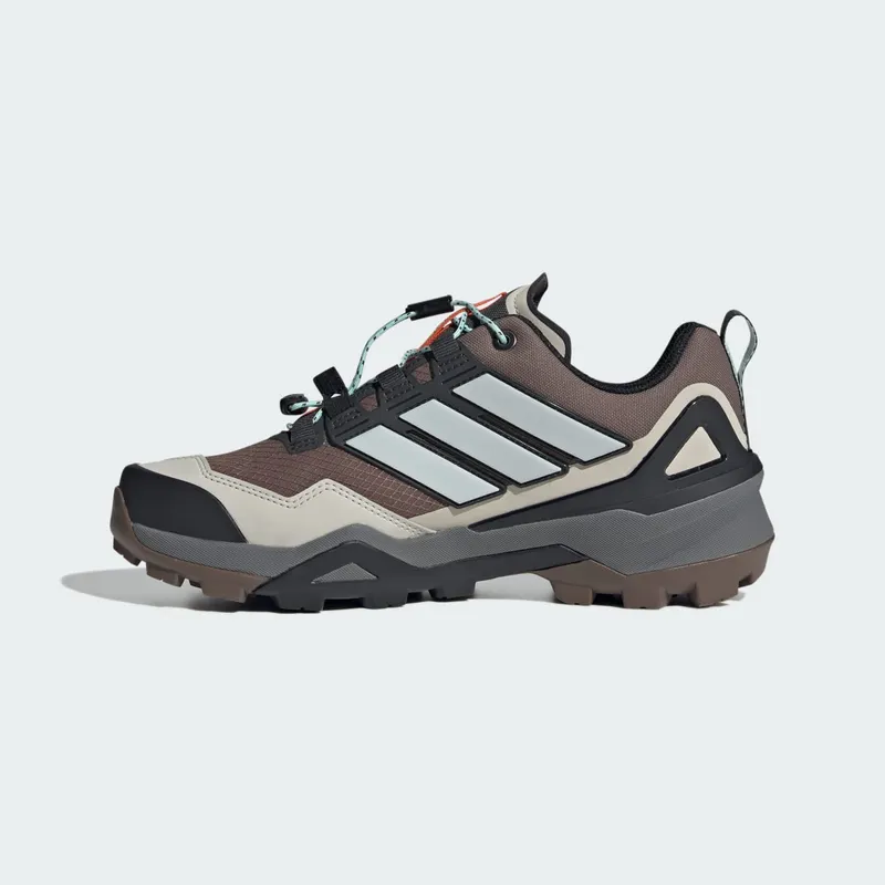 adidas Terrex Skychaser Gore Tex Hiking Earth Strata Grey One Semi Flash Aqua (JQ9935)