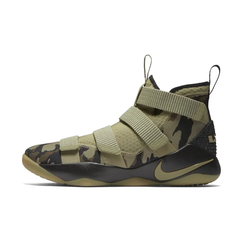 Nike LeBron Zoom Soldier 11 Camo Neutral Olive/Hazel Rush-Sequoia (897644-200)