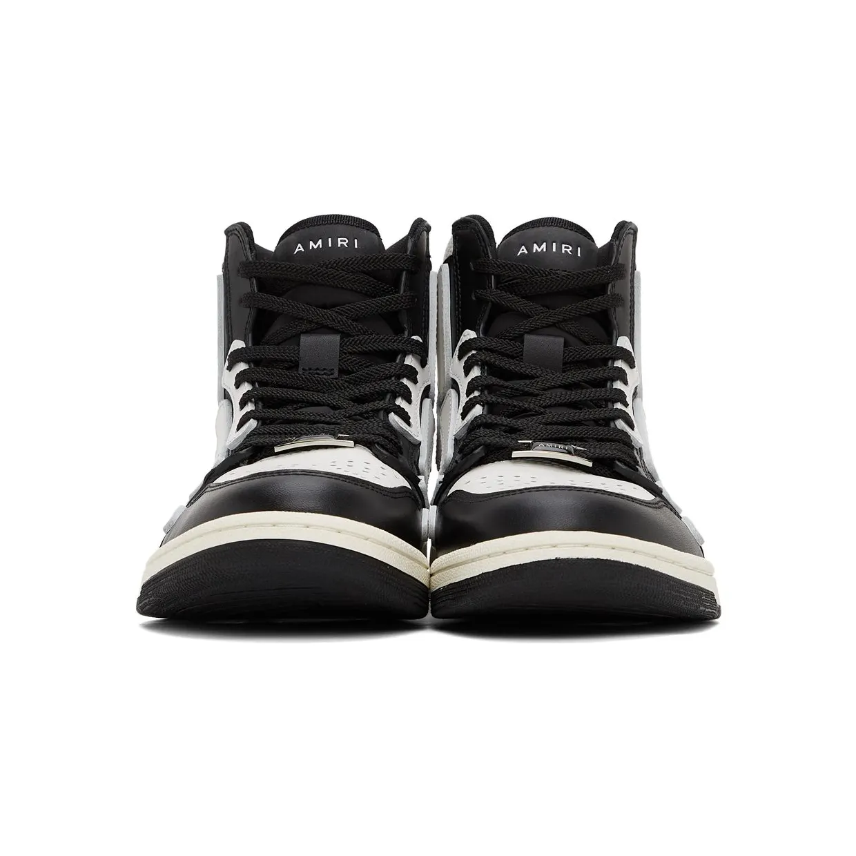 AMIRI Skel Top Hi Black Black White (PS22MFS002004) (2)