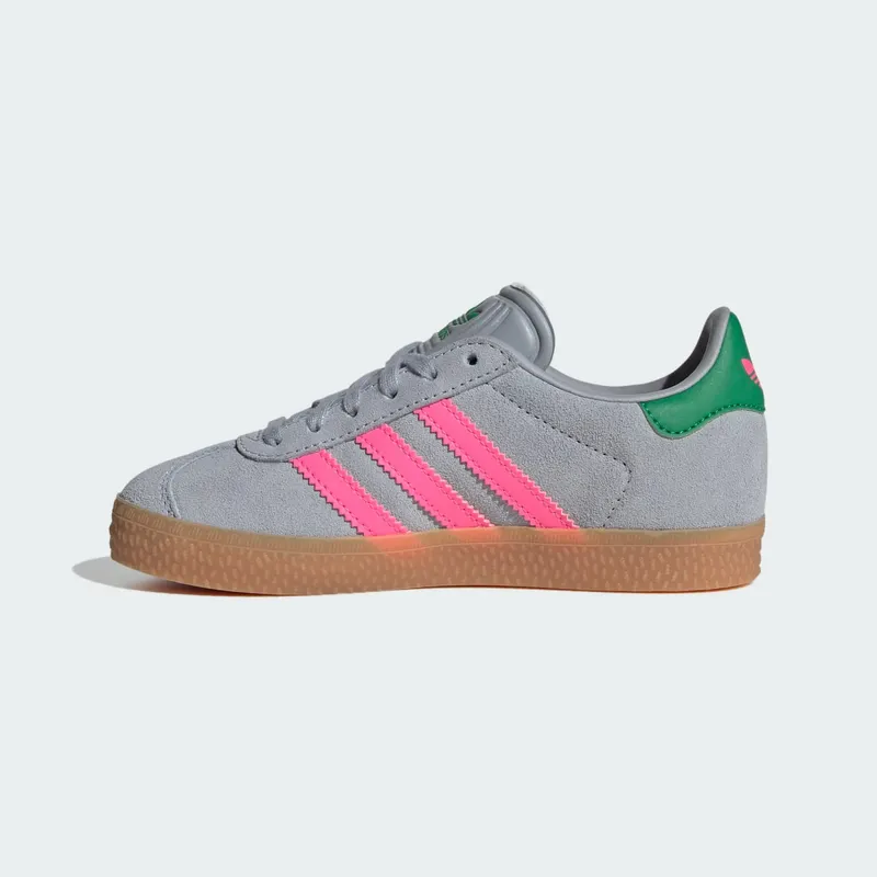 Adidas Gazelle Halo Silver / Lucid Pink / Green (IH6472)