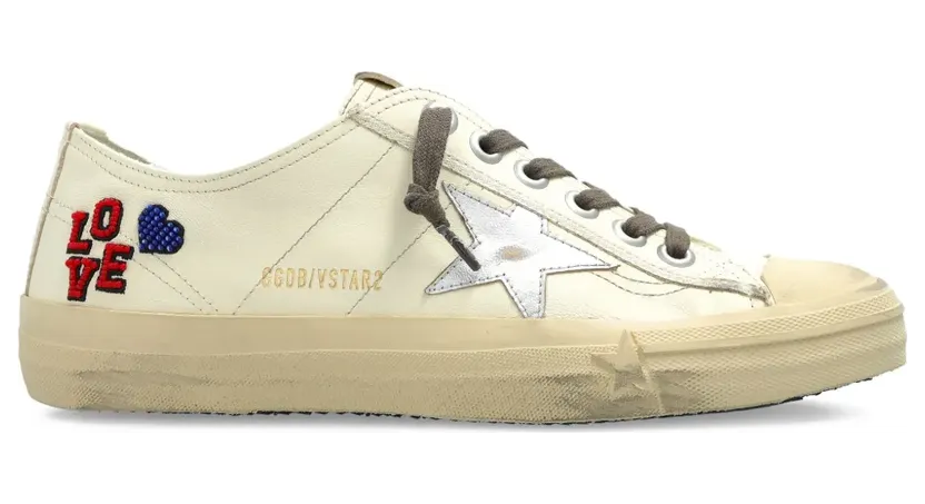 Golden Goose V-Star low-top sneakers – Beige (GWF00129F006650)