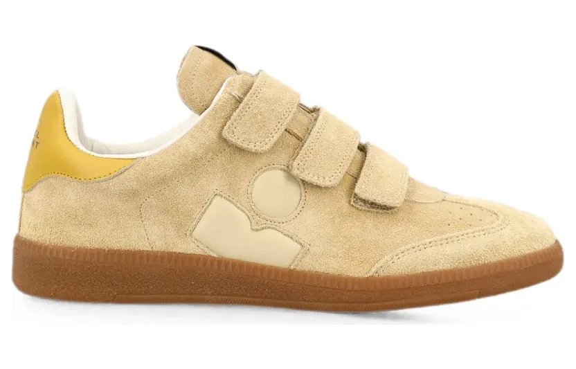 ISABEL MARANT Beth Sneakers mit Klettverschluss – Nude (BK0013FAC1E09SBEGW)