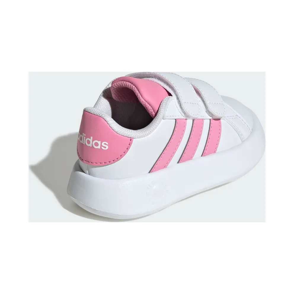 Adidas Grand Court 2.0 Kids Cloud White / Bliss Pink / Core Black (JS4342)