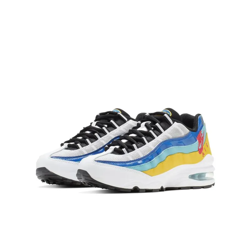 Nike Air Max 95 White University Gold (GS) White/University Gold/Teal Nebula (CJ6955-100)