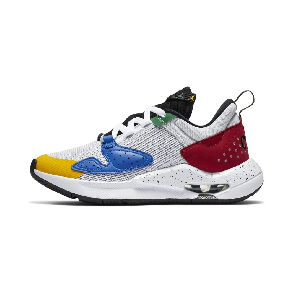 Jordan Air Cadence Olympic Rings (GS) White/Black-Varsity Red-Varsity Maize (CQ9233-101)