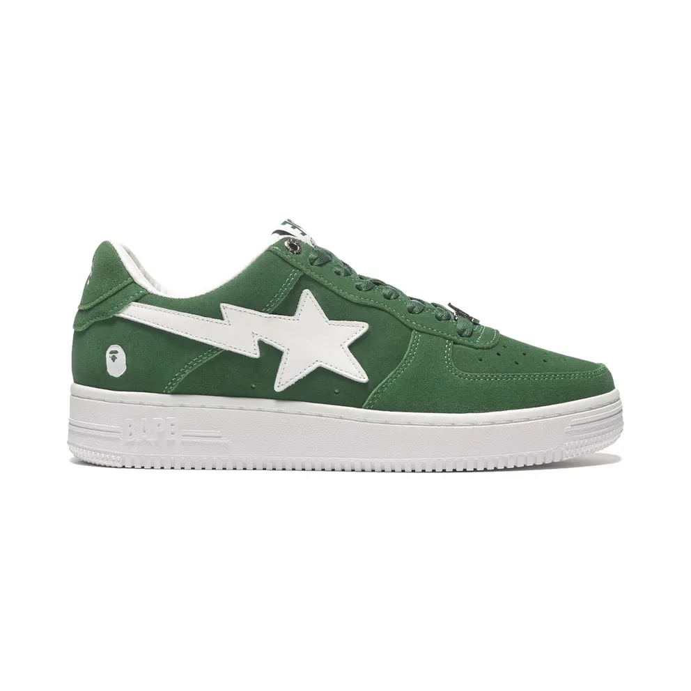 A Bathing Ape Bape Sta Low Green Suede (001FWH201047_GRN)
