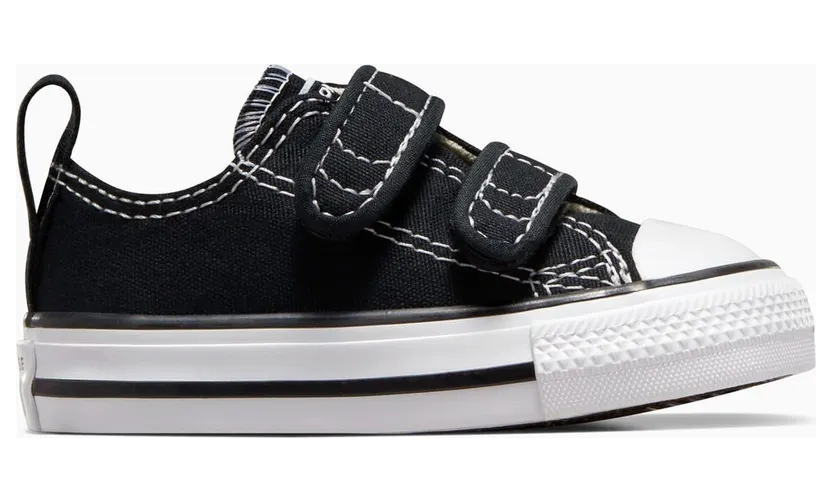 Converse Chuck Taylor All Star Ox Hook And Loop TD “Black” (7V603)