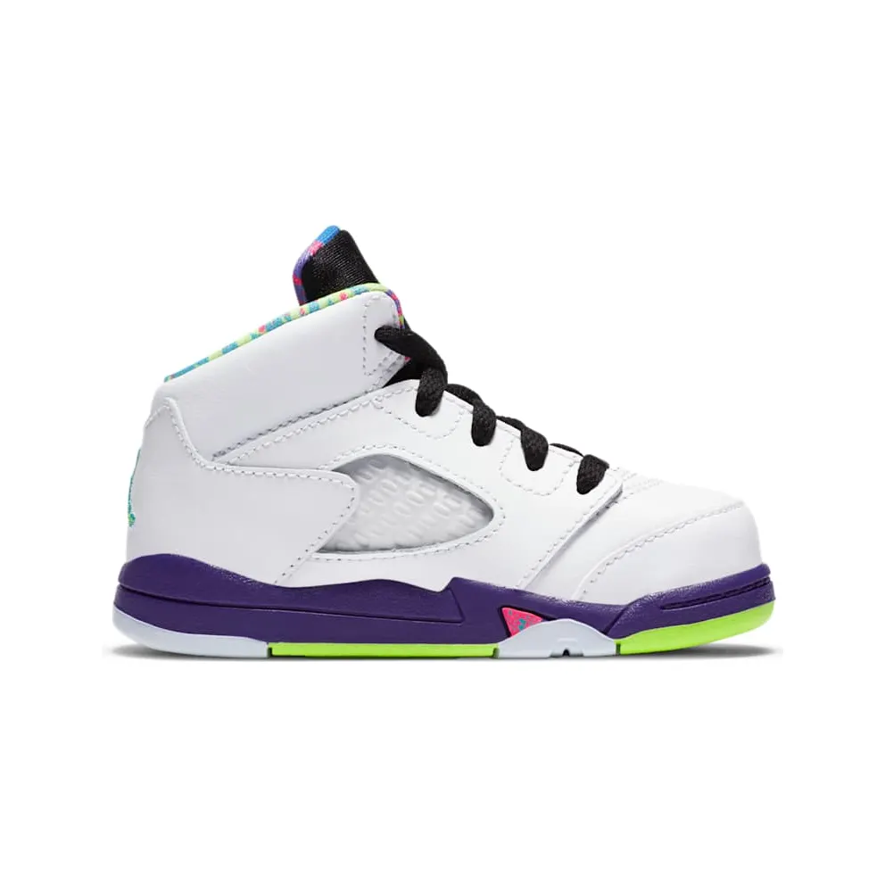 Jordan 5 Retro Alternate Bel-Air (TD) White/Court Purple-Racer Pink-Ghost Green (DB3025-100)