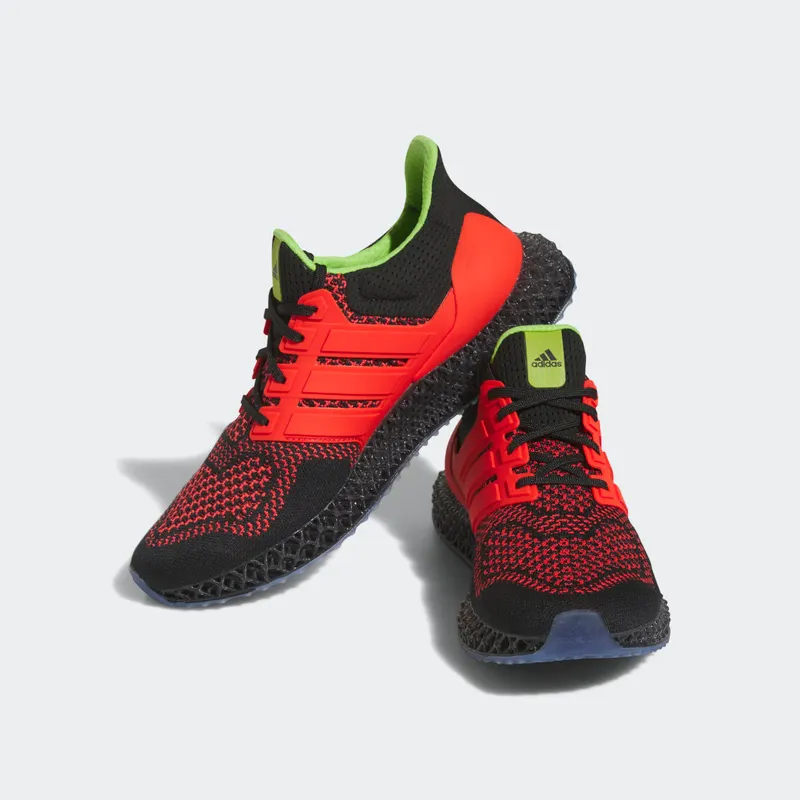 Adidas Ultra adidas 4D Core Black / Bright Red / Semi Solar Green (HP9737)