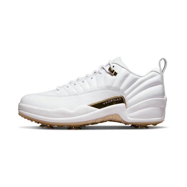 Air Jordan 12 Golf “White / Metallic Gold / Malachite” (DM0106-117)