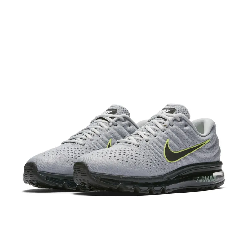 Nike Air Max 2017 Wolf Grey Black Volt Wolf Grey/Black-Pure Platinum (849559-012)