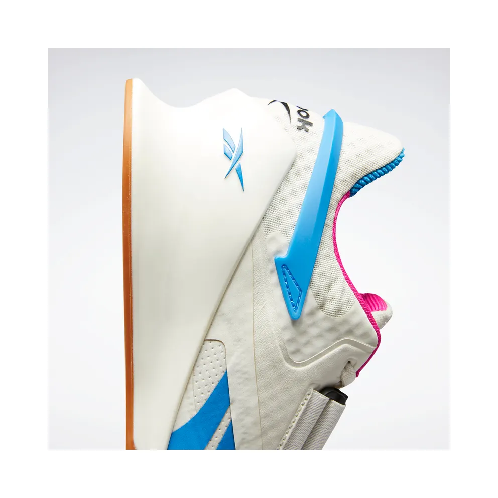 Reebok Legacy Lifter II Shoes Chalk / Proud Pink / Horizon Blue