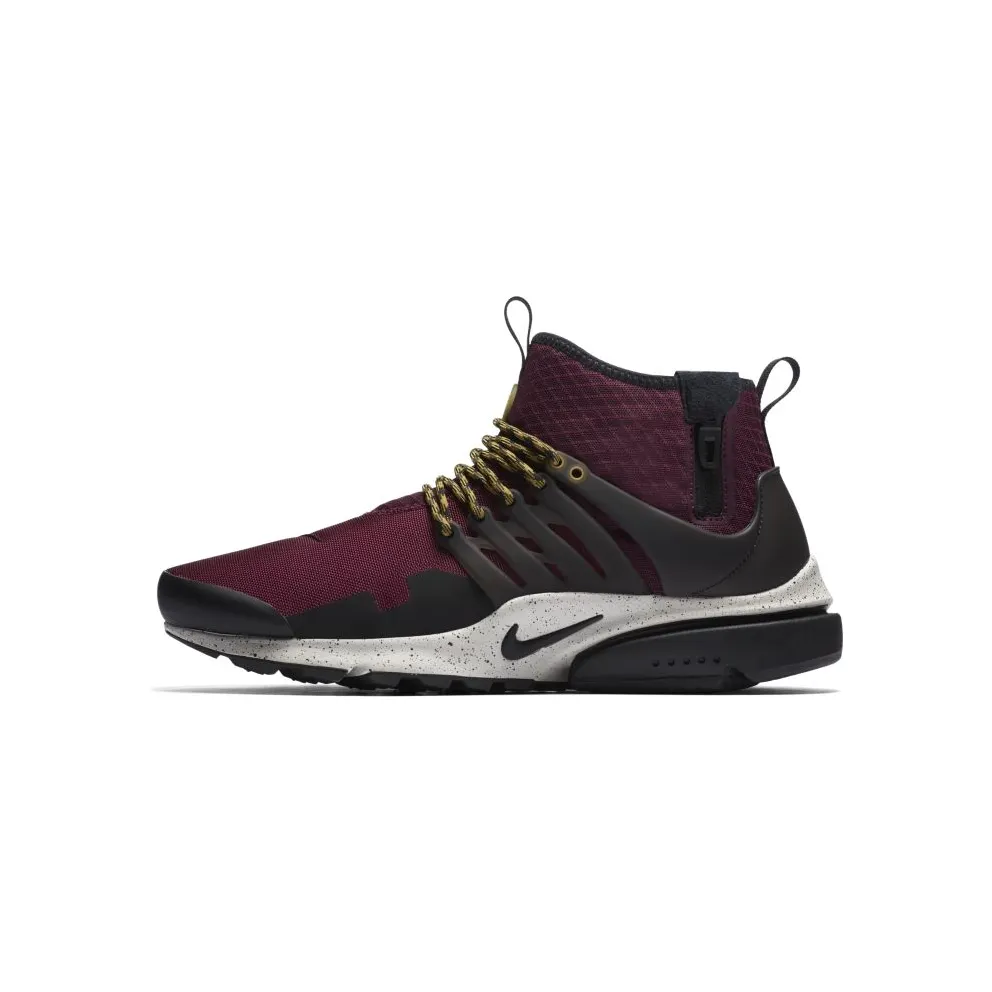Nike Air Presto Mid Utility Bordeaux Bordeaux/Black-Pale Grey-Desert Moss (859524-600)