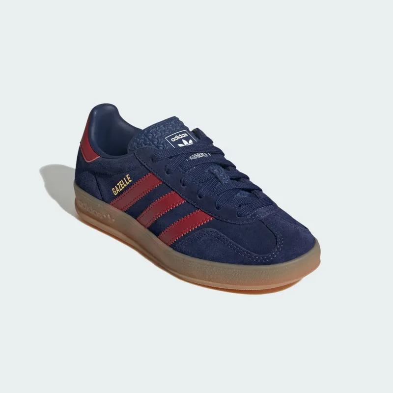 Adidas Gazelle Indoor Kids Dark Blue / Team Victory Red / Cloud White (JP8765)