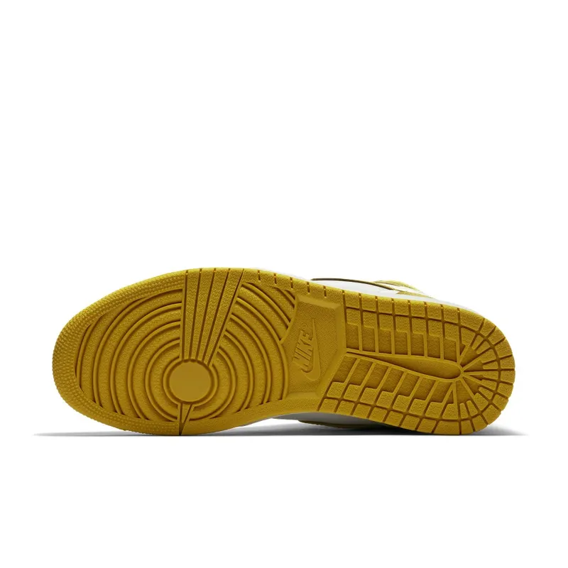 Air Jordan 1 Retro High OG Yellow Ochre "6 Rings" (2018) (555088-109)