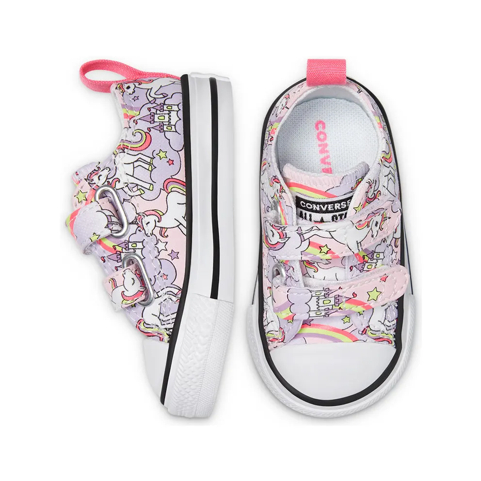 Converse Toddler Neon Unicorn Easy-On Chuck Taylor All Star Low Top Pink Foam/multi/white (769108C)